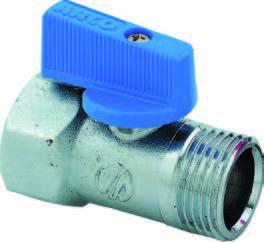 Шаровой вентиль Arco Mini 1/2 синяя ручка