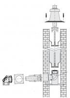 Комплект дымоудаления Buderus GA-K для котлов Logamax GB062/GB172 (14-30 кВт) DN 80/125