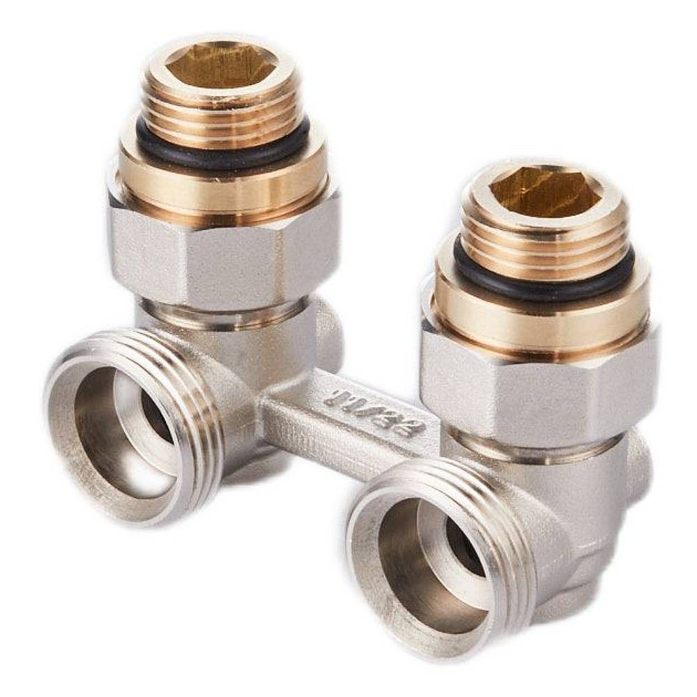 Узел Royal Thermo нижнего подключения 1/2" Накидная гайка х 3/4" Евроконус угловой RTE 07.00002