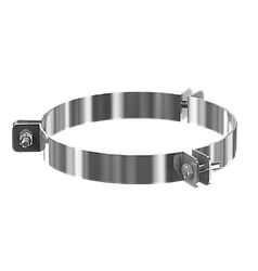 Хомут под растяжки для дымохода 0,5 мм d 230 Хомут под растяжки для дымохода 0,5 мм d 230