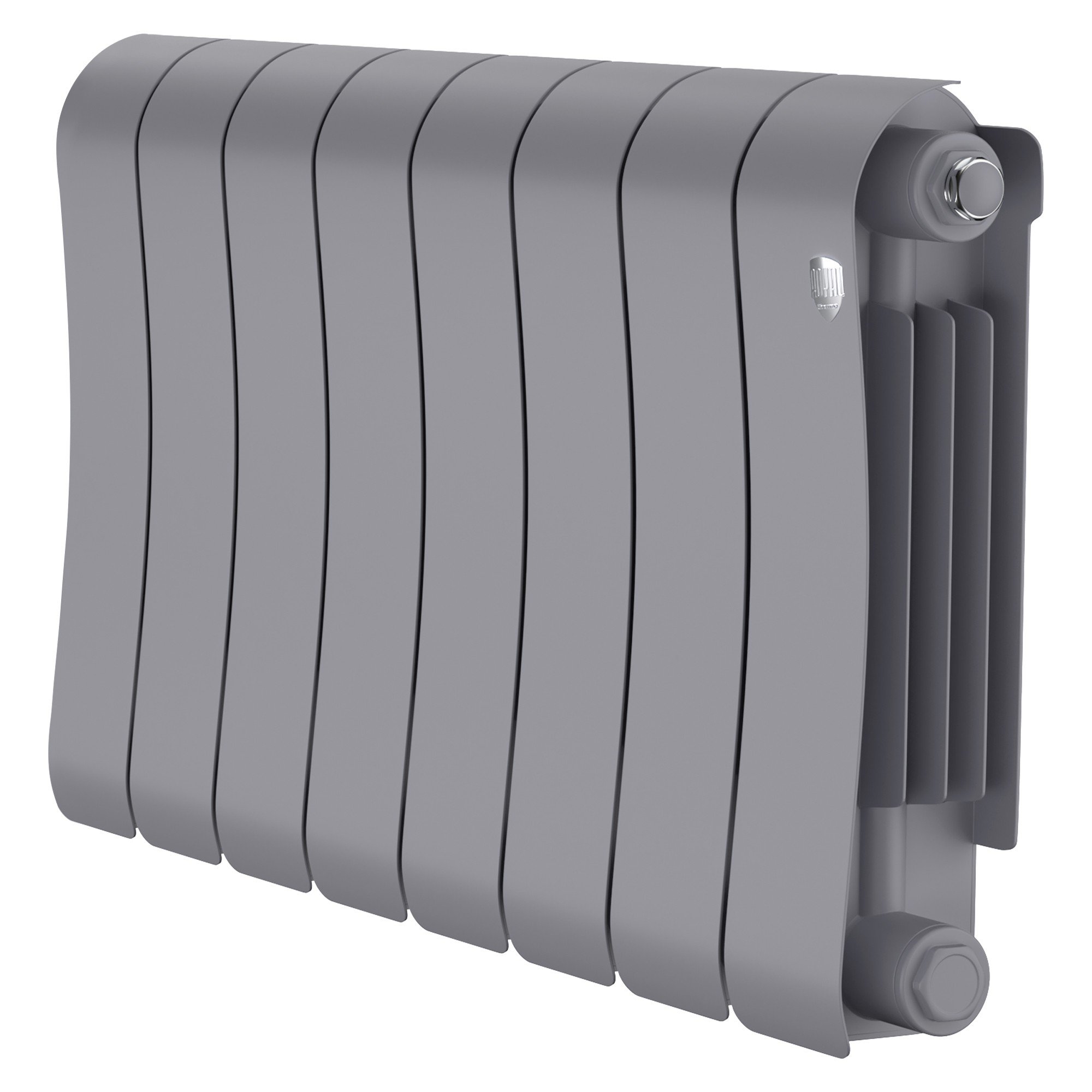 Радиатор биметаллический Royal Thermo Infinity 300 Silver Satin [8 секций]