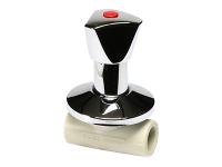 Кран шаровой полипропиленовый Wavin Ekoplastik LUX 25 мм