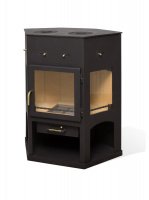 Печь-камин Мета-Бел АОТ 11.0 (в модификации "Енисей с плитой") Печь-камин Мета-Бел АОТ 11.0 (в модификации "Енисей с плитой")