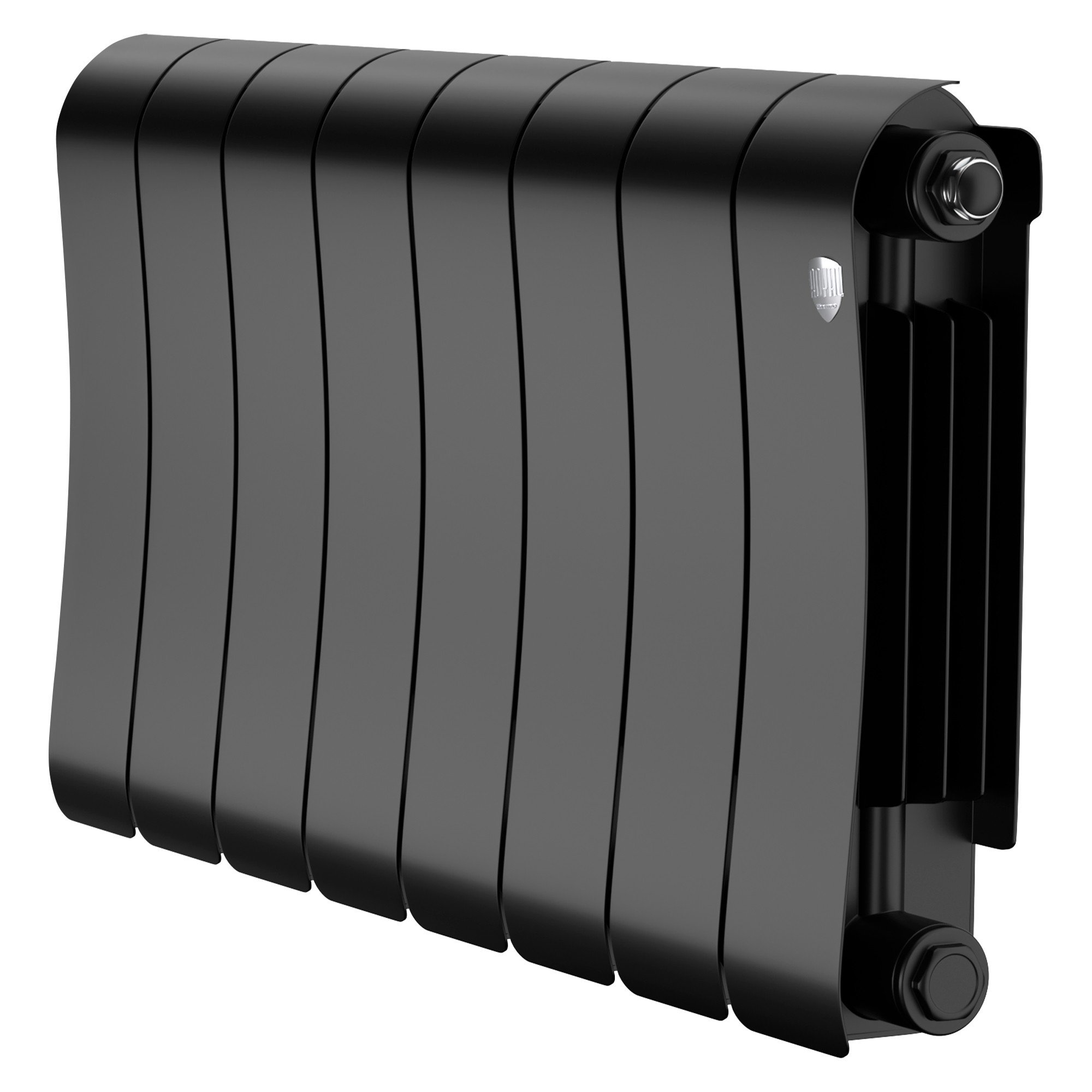 Радиатор биметаллический Royal Thermo Infinity 300 Noir Sable [8 секций]