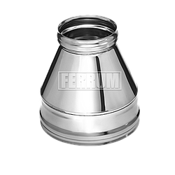 Конус сэндвич-дымохода Ferrum 0.5+0.5 мм d 115/200 мм