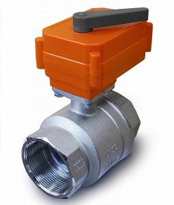 Шаровой кран с электроприводом