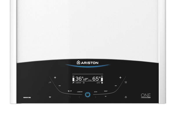 ᐉ Конденсационный газовый котел Ariston GENUS One System 24 одноконтурный турбированный [24,4 кВт] ✔️ фото | ⏩ Progreem.by