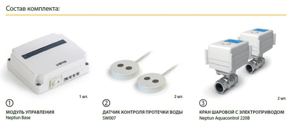 Система защиты от протечки воды Neptun Aquacontrol 3/4" ᐉ Система защиты от протечки воды Neptun Aquacontrol 3/4" ✔️ фото | ⏩ Progreem.by