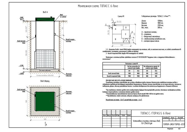 Септик Топол-Эко ТОПАС-С 6 Лонг ᐉ Септик Топол-Эко ТОПАС-С 6 Лонг ✔️ фото | ⏩ Progreem.by
