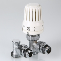 ᐉ Комплект терморегулирующего оборудования для радиатора Valtec угловой 1/2"x3/4" Евроконус ✔️ фото | ⏩ Progreem.by