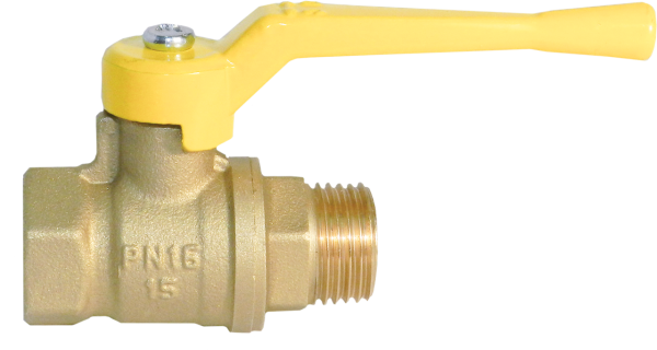 ᐉ Кран шаровой БАЗ 11Б27п Ду15 А11 газ 1/2” вр/нр рычаг ✔️ фото | ⏩ Progreem.by