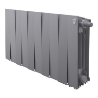Радиатор биметаллический Royal Thermo PianoForte 300 Серебристый VR80 [10 секций]