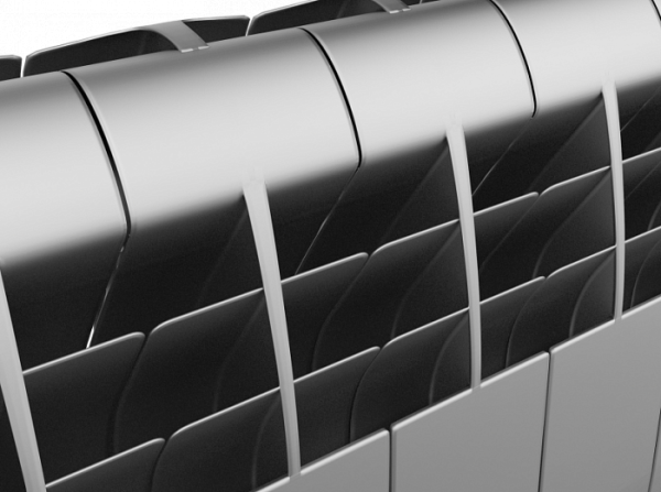 ᐉ Радиатор биметаллический Royal Thermo BiLiner 350 Silver Satin [1 секция] ✔️ фото | ⏩ Progreem.by