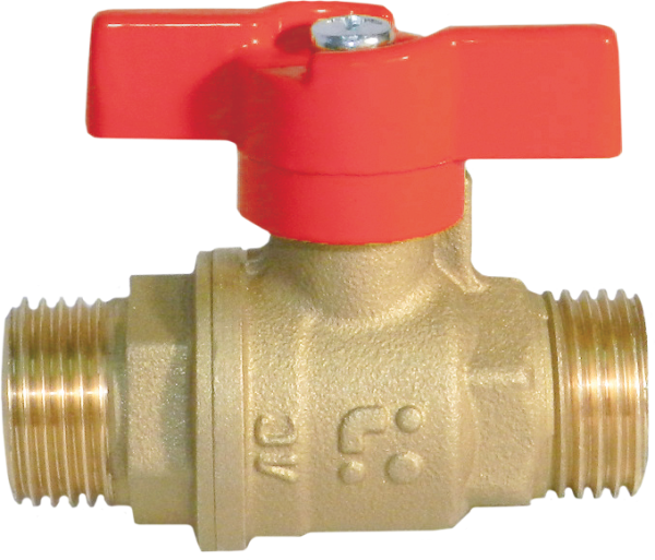 ᐉ Кран шаровой БАЗ 11Б27П1 Ду15 А32/1 1/2” нр/нр бабочка ✔️ фото | ⏩ Progreem.by