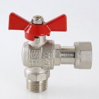 ᐉ Кран шаровой Valtec BASE угловой с накидной гайкой 1/2"х3/4" нар.-вн. ✔️ фото | ⏩ Progreem.by