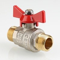 ᐉ Шаровой кран Valtec Base, рукоятка бабочка 1 нар.р. ✔️ фото | ⏩ Progreem.by