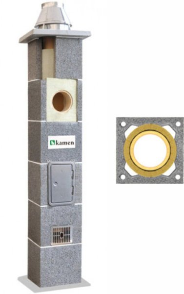 Керамический дымоход Kamen Uniwersal S d 180 - 4 м.п. Керамический дымоход Kamen Uniwersal S d 180 - 4 м.п.