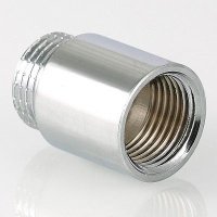 ᐉ Удлинитель латунный хромированный Valtec 1/2" 15 мм ✔️ фото | ⏩ Progreem.by