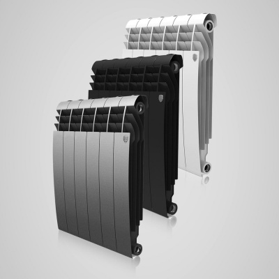 ᐉ Радиатор Royal Thermo BiLiner 500 Silver Satin [6 секций]  ✅ фото | Royal Thermo ⭐ Progreem.by
