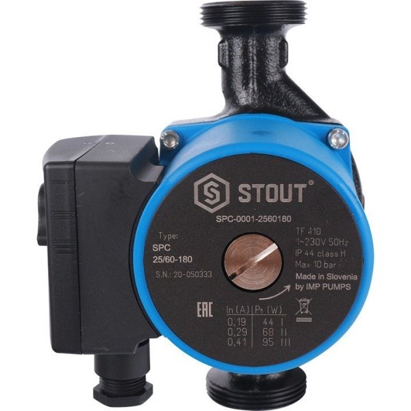 Насос циркуляционный Stout 25/60-180 SPC-0001-2560180 ᐉ Насос циркуляционный Stout 25/60-180 SPC-0001-2560180 ✔️ фото | ⏩ Progreem.by