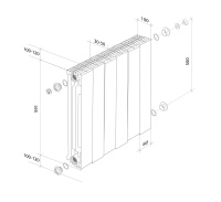 ᐉ Радиатор Royal Thermo PianoForte NoirSable [8 секций]  ✅ фото | Royal Thermo ⭐ Progreem.by