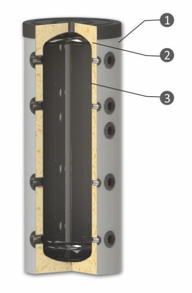 ᐉ Буферная емкость Sunsystem PS 150 ✔️ фото | ⏩ Progreem.by