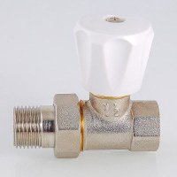 ᐉ Клапан ручной Valtec (компактный) для радиатора, прямой 1/2" ✔️ фото | ⏩ Progreem.by