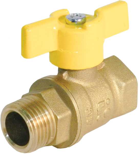 ᐉ Кран шаровой БАЗ 11Б27п Ду25 А11/1 газ 1” вр/нр бабочка ✔️ фото | ⏩ Progreem.by