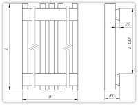 ᐉ Радиатор стальной трубчатый Новатерм Р3060-1500-В9-1-9005-НЦ [9 секций] ✔️ фото | ⏩ Progreem.by
