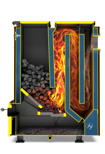 Твердотопливный котел Теплодар Куппер Карбо [18 кВт] - котел Холмова | Фото