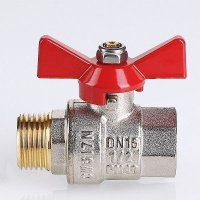 ᐉ Шаровой кран Valtec Base, рукоятка бабочка 1 вн.р - нар.р. ✔️ фото | ⏩ Progreem.by