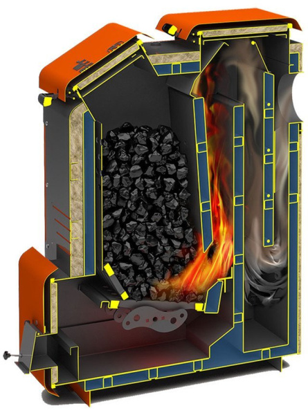 Твердотопливный котел Теплодар Куппер Мега [20 кВт] - котел Холмова | Фото