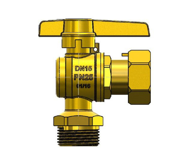 Угловой шаровой вентиль со стяжной гайкой Arco 3/4 нар.р. Угловой шаровой вентиль со стяжной гайкой Arco 3/4 нар.р.