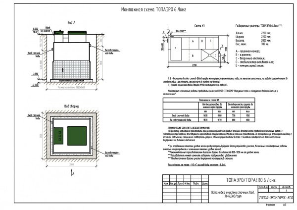Септик Топол-Эко ТОПАЭРО 6 Лонг ᐉ Септик Топол-Эко ТОПАЭРО 6 Лонг ✔️ фото | ⏩ Progreem.by