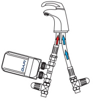 ᐉ Проточный водонагреватель DAFI Х4 7,3 [7.3 кВт] ✔️ фото | ⏩ Progreem.by