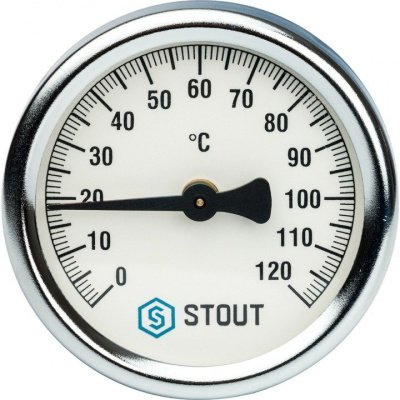 ᐉ Термометр Stout SIM-0004-630015 накладной Dn 63 мм SIM-0004-630015 ✅ фото | STOUT ⭐ Progreem.by