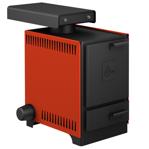 Твердотопливный котел СТЭН "Стэн mini" 7 (терракот) [7 кВт]