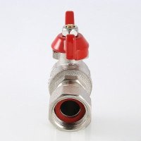 ᐉ Кран шаровой Valtec BASE угловой с накидной гайкой 1" вн.-вн. ✔️ фото | ⏩ Progreem.by