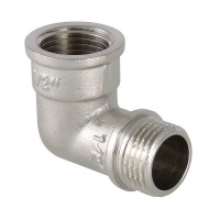 Угольник латунный Valtec с переходом на нар.р. 1/4" Угольник латунный Valtec с переходом на нар.р. 1/4"