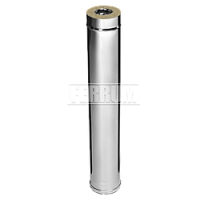 Труба дымохода утепленного Ferrum 1.0 м / 0.8+0.5 мм d 160/250 мм