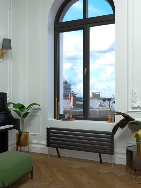 Радиатор алюминиевый трубчатый Fusion HORIZON 1800 [4 секции], Россия | Фото