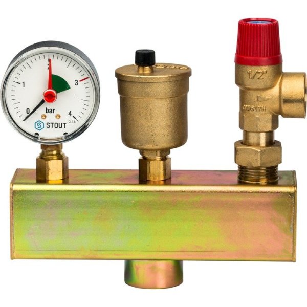 Группа безопасности котла Stout SVS-0004-015025 ᐉ Группа безопасности котла Stout SVS-0004-015025 ✔️ фото | ⏩ Progreem.by