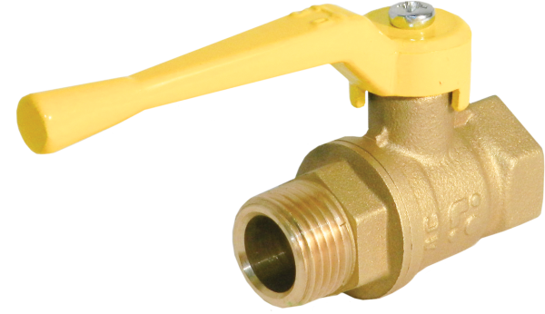 ᐉ Кран шаровой БАЗ 11Б27п Ду15 А11 газ 1/2” вр/нр рычаг ✔️ фото | ⏩ Progreem.by