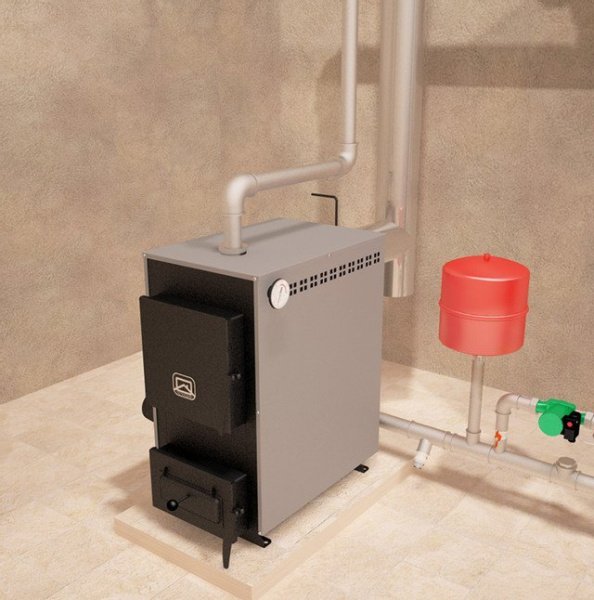 Твердотопливный котел Теплодар Куппер Практик 1.1 [14 кВт]