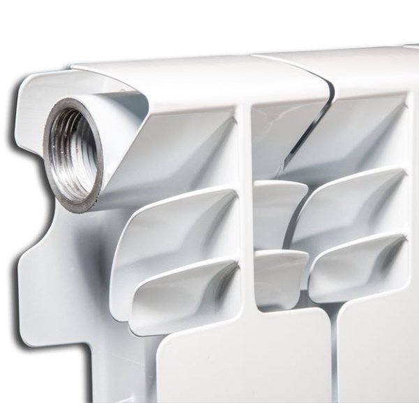 Радиатор алюминиевый Fondital Exclusivo B4 350/100 [1 секция], Италия | Фото