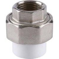 ᐉ Муфта полипропиленовая разъемная Kalde с переходом на вн. р. 90х3 ✔️ фото | ⏩ Progreem.by