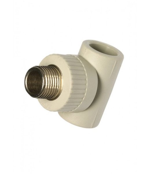 Тройник полипропиленовый 90° Wavin Ekoplastik с переходом на нар. р. 25х3/4