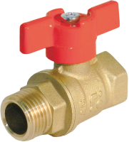 ᐉ Кран шаровой БАЗ 11Б27п1 Ду20 А31/1 3/4” вр/нр бабочка ✔️ фото | ⏩ Progreem.by