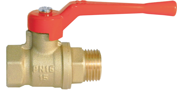 ᐉ Кран шаровой БАЗ 11Б27п1 Ду20 А31 3/4” вр/нр рычаг ✔️ фото | ⏩ Progreem.by