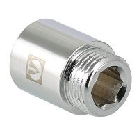 Удлинитель латунный хромированный Valtec 1/2" 60 мм